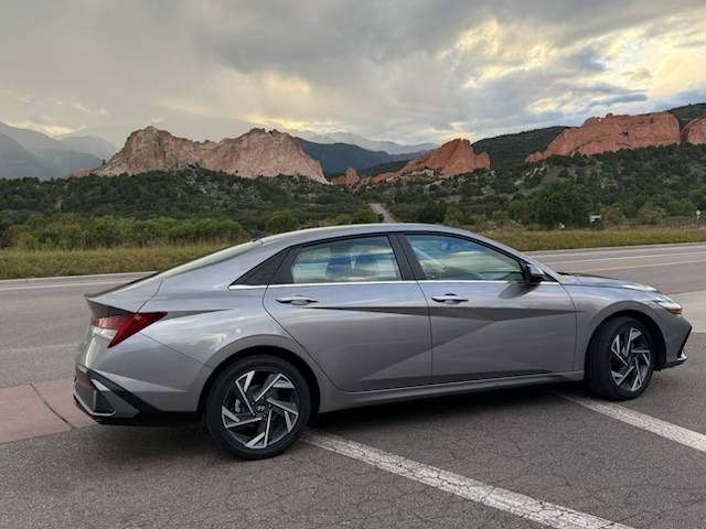 Little Hyundai hybrid plenty big as Colorado mountain winter teases