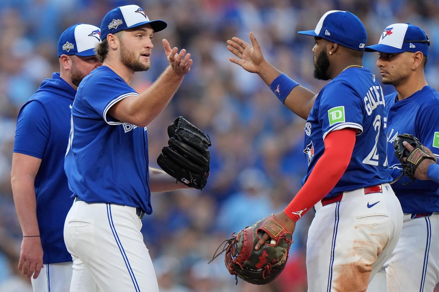 Yesavage sets Blue Jays postseason record with 11 Ks, Toronto rips Yankees 13-7 in Game 2 of ALDS