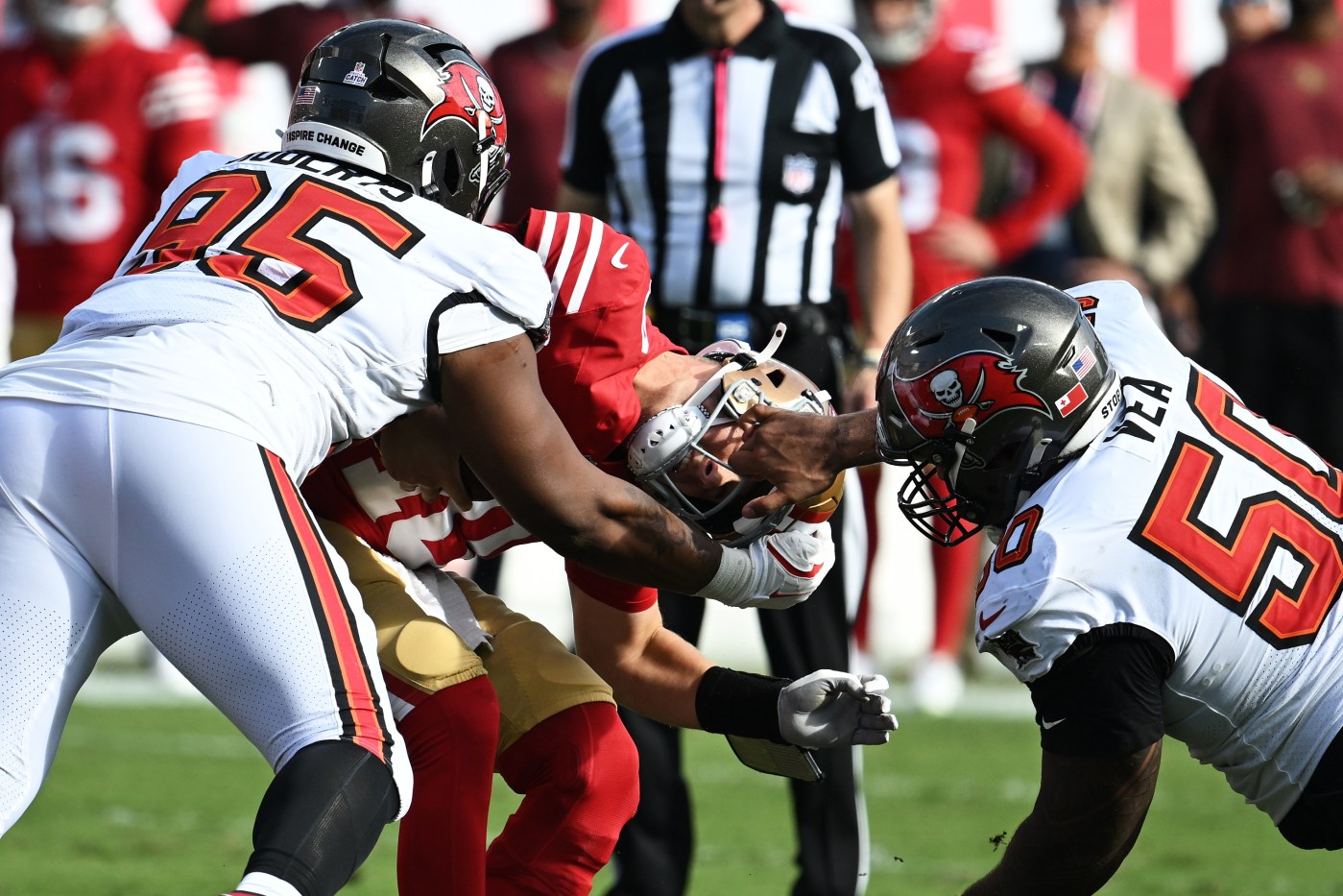 Studs and Duds: 49ers had too many duds to overcome Fred Warner’s injury, Baker Mayfield