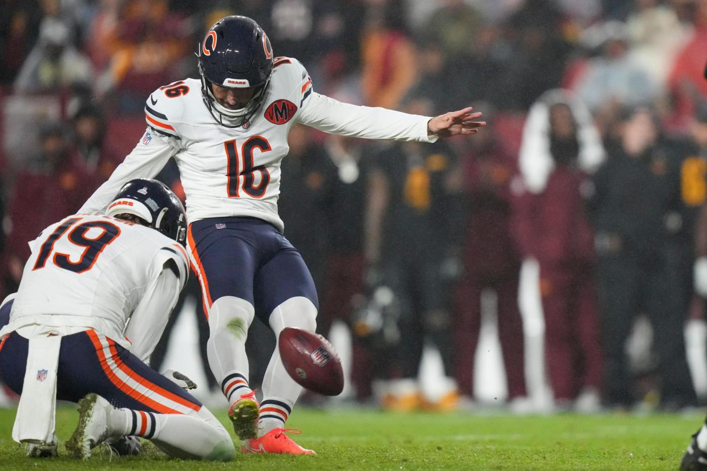 Ex-49ers kicker Jake Moody’s last-second field goal lifts Bears over Commanders 25-24