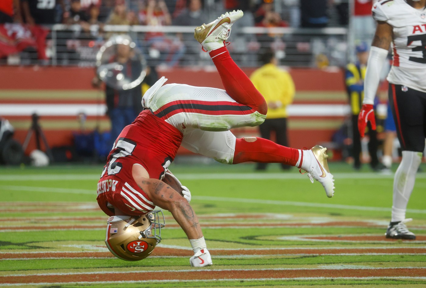 Photos: Christian McCaffrey leads the way in San Francisco 49ers 20-10 win over Atlanta Falcons