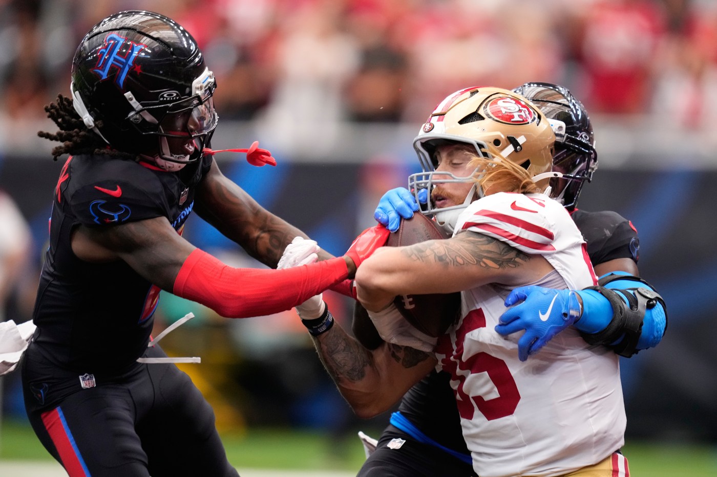 Kurtenbach: For weeks, the 49ers have fended off the inevitable. It arrived in Houston
