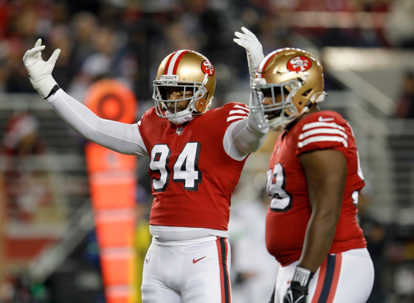 49ers bulk up defensive line, Jauan Jennings on mend before New York trip