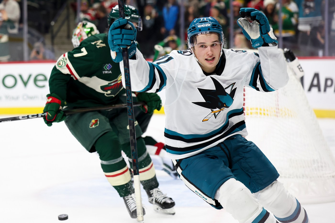 Kurtenbach: Sharks’ Celebrini uses first road trip of season to prove he’s the real deal