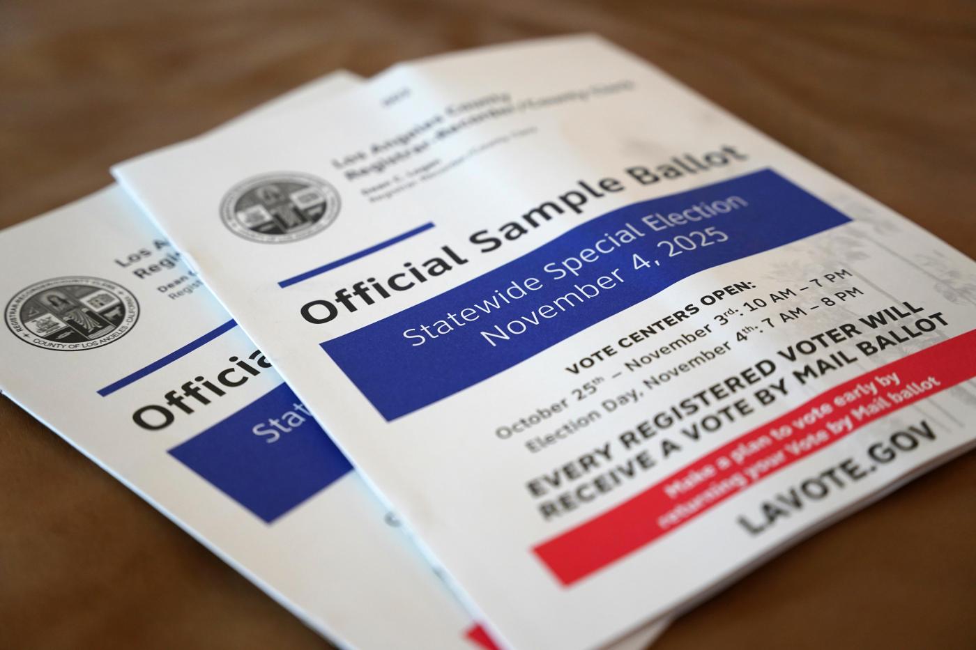 Letters: Vote yes on Prop. 50 and stand up for democracy