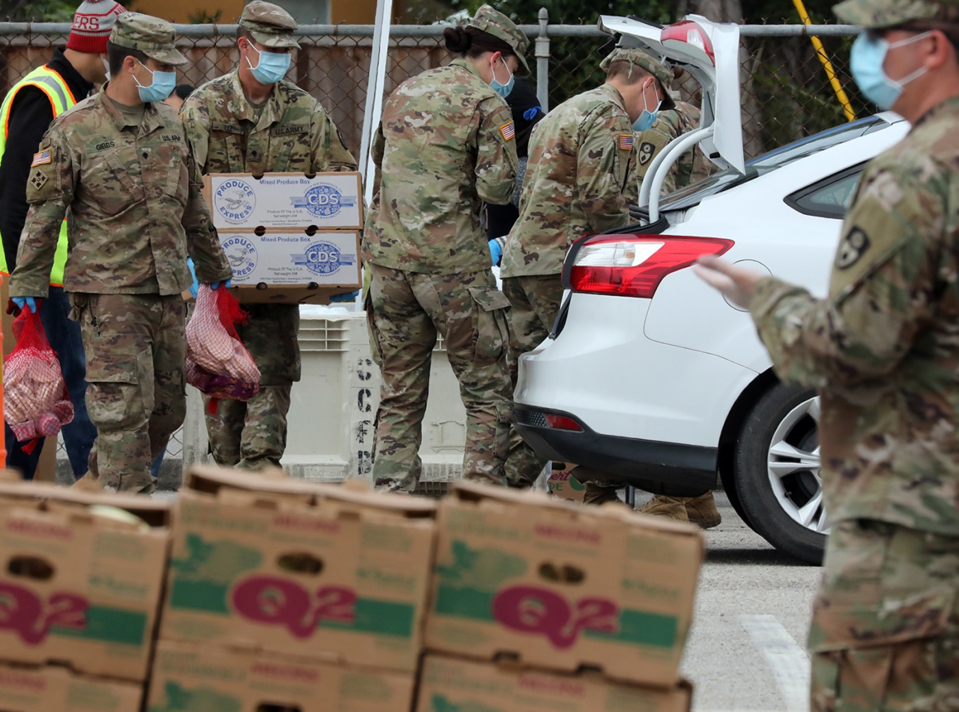 Bay Area food banks wrestle with taking California National Guard help