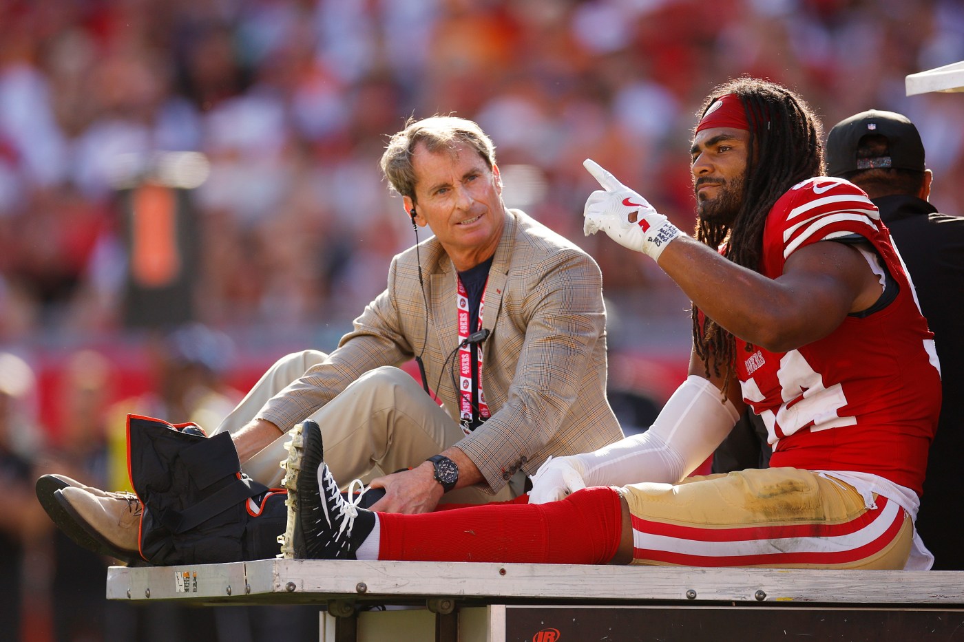 Kurtenbach: Fred Warner’s season-ending injury is a breaking point for the 49ers’ season