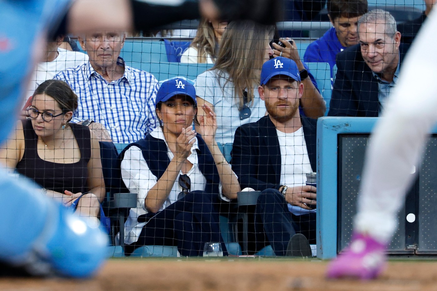 Dodgers hats can’t save Harry and Meghan’s ‘uncomfortable’ World Series