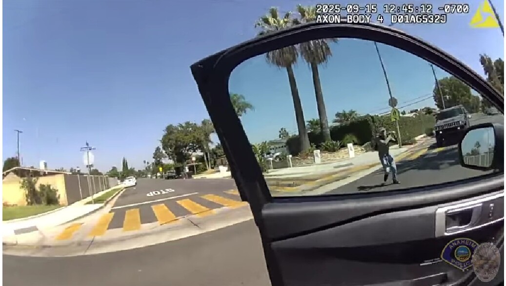 Man charged California police officer with shovel before being fatally shot, video shows