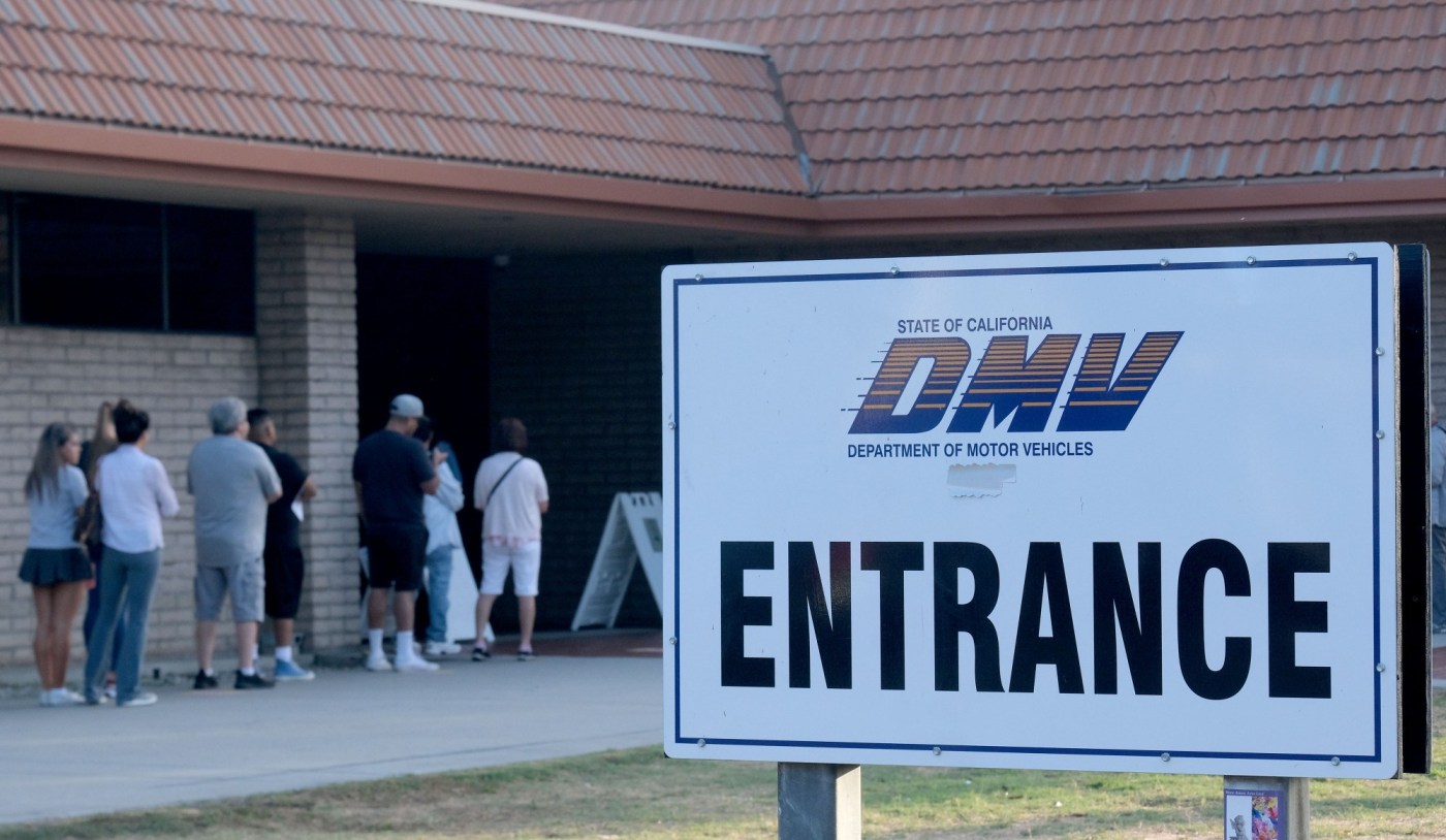 You can wait in line virtually for a DMV office visit