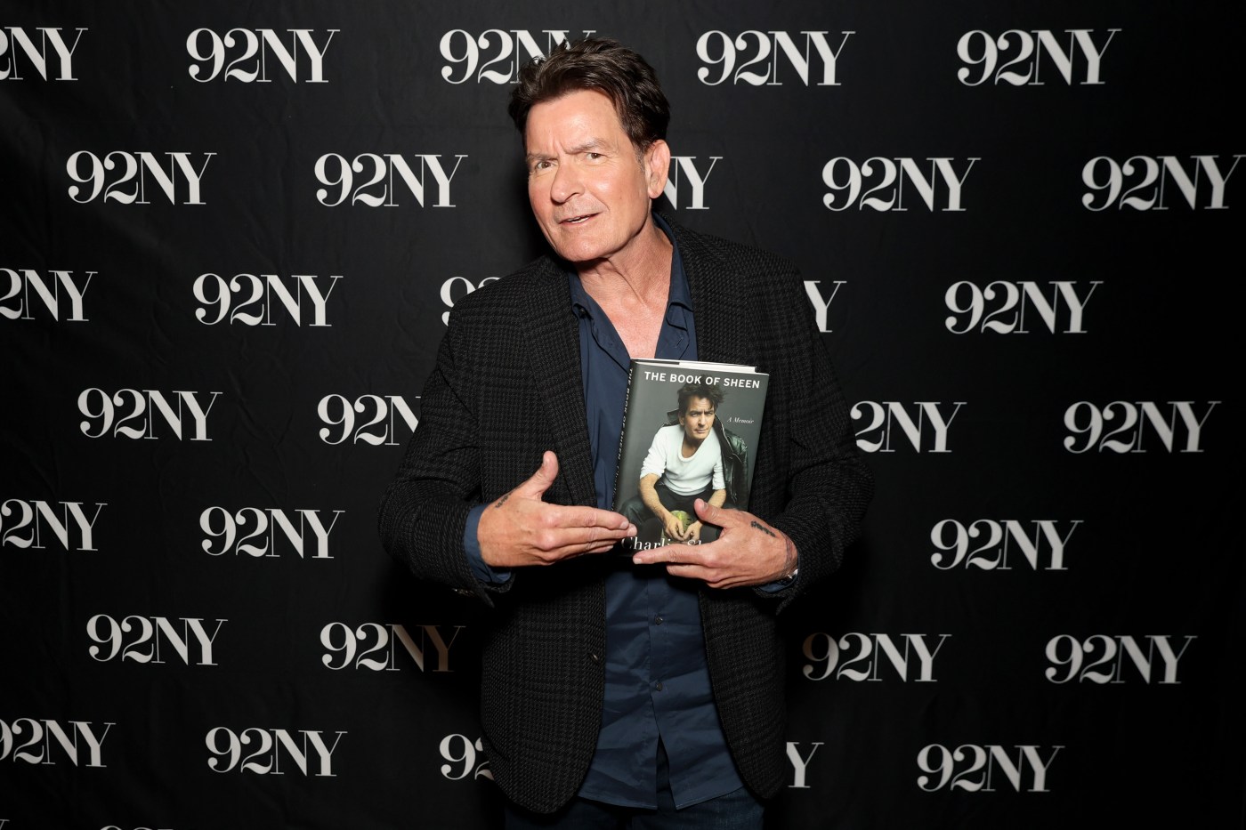From winning to writing, Charlie Sheen’s comeback tour dives into ‘The Book of Sheen’