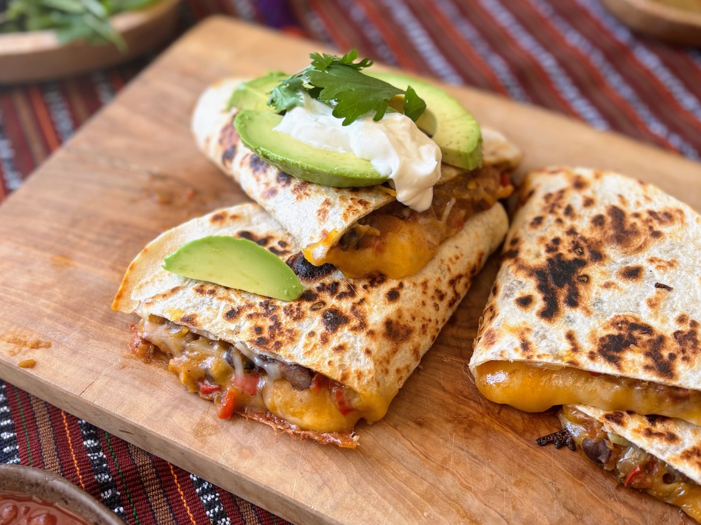 Recipe: Pumpkin and black bean quesadillas are a fall twist on a classic