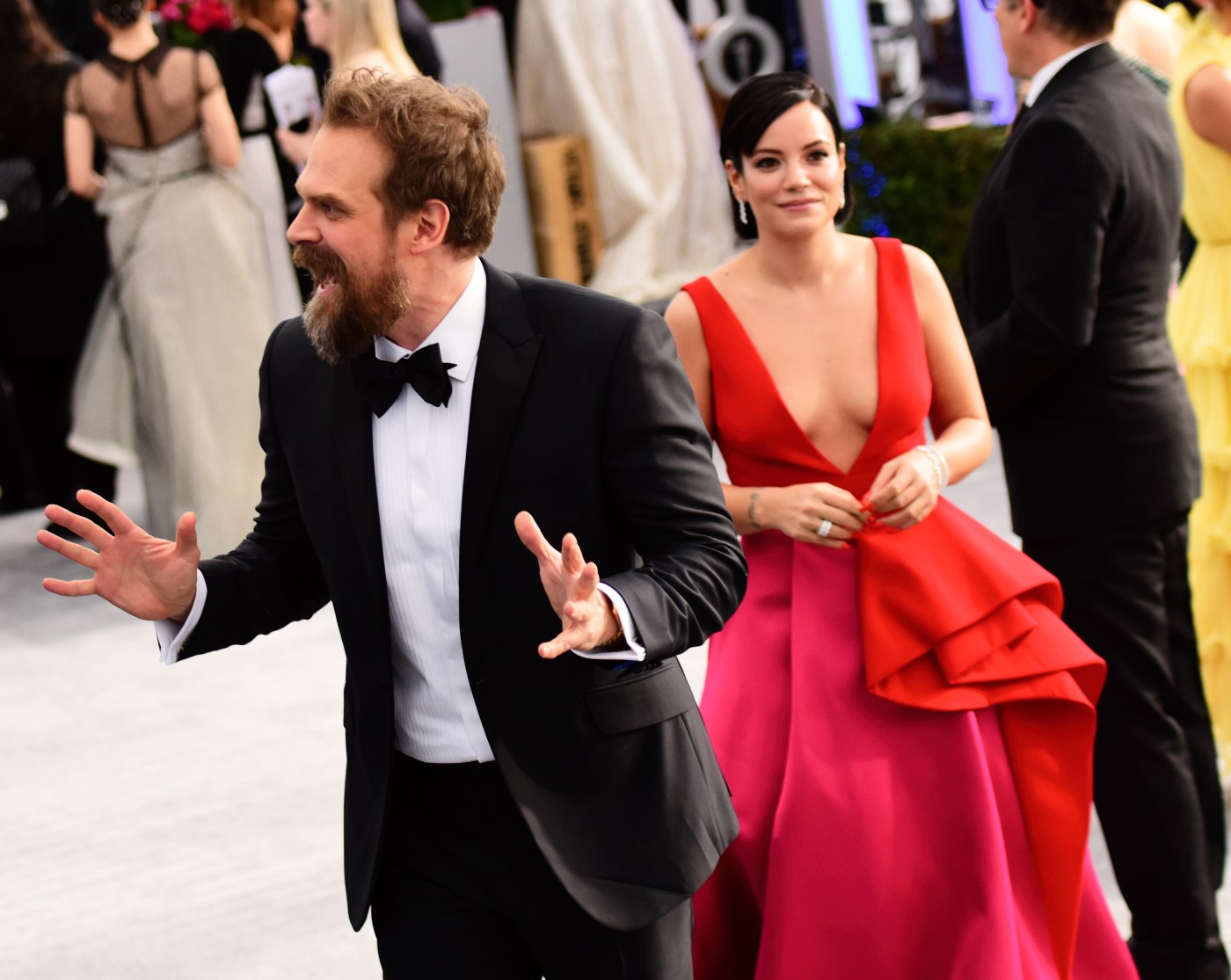 Lily Allen initially backed David Harbour amid Millie Bobby Brown claims