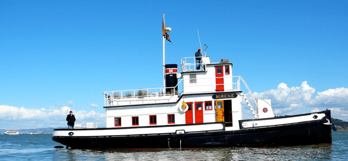 Photos: Bay Area tugboat-floating home for sale for $1.4 million