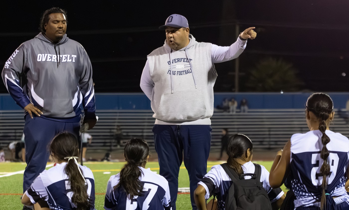 Despite no-win season Overfelt flag football team stays enthusiastic